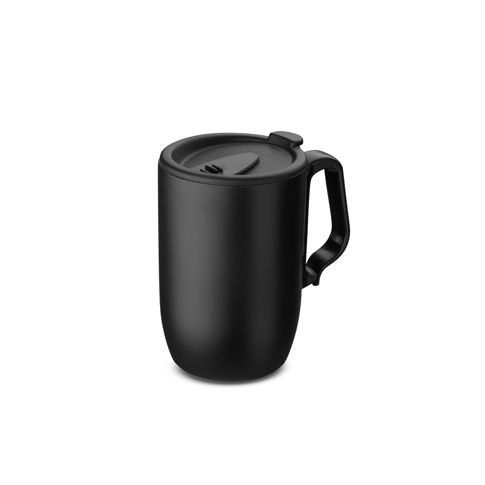Caneca Térmica em Aço Inox — cor Preto