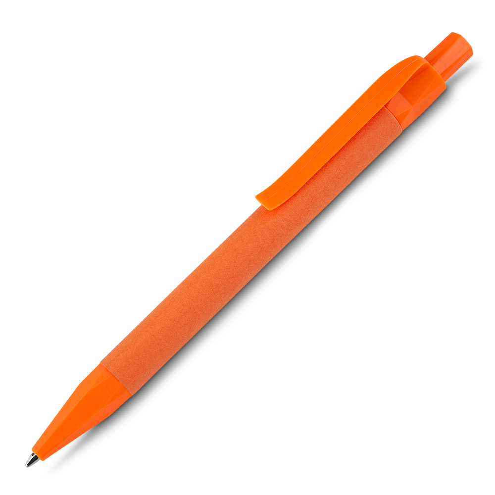 Caneta de Papel Kraft — cor Laranja