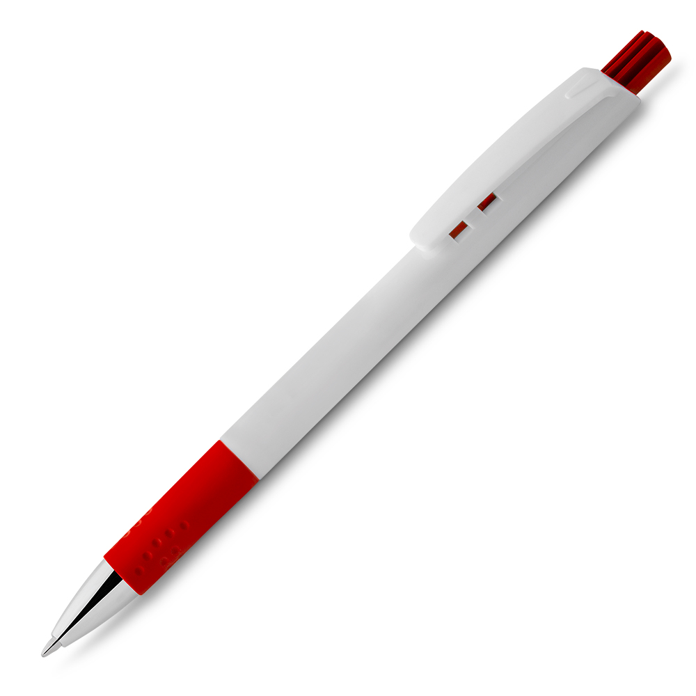 Caneta Plástica — cor Vermelho