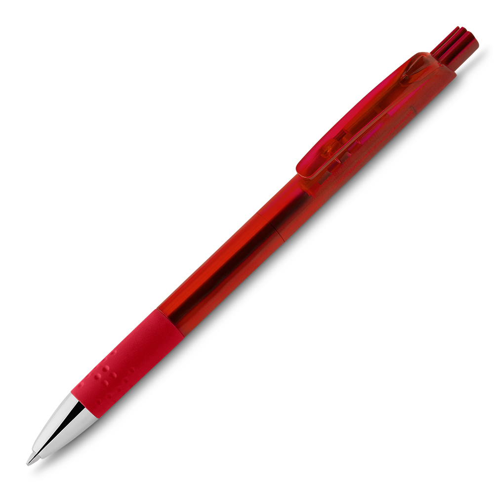 Caneta Plástica — cor Vermelho