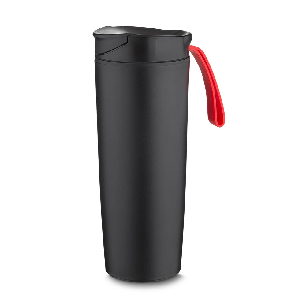Copo Plástico de 500ml — cor Vermelho
