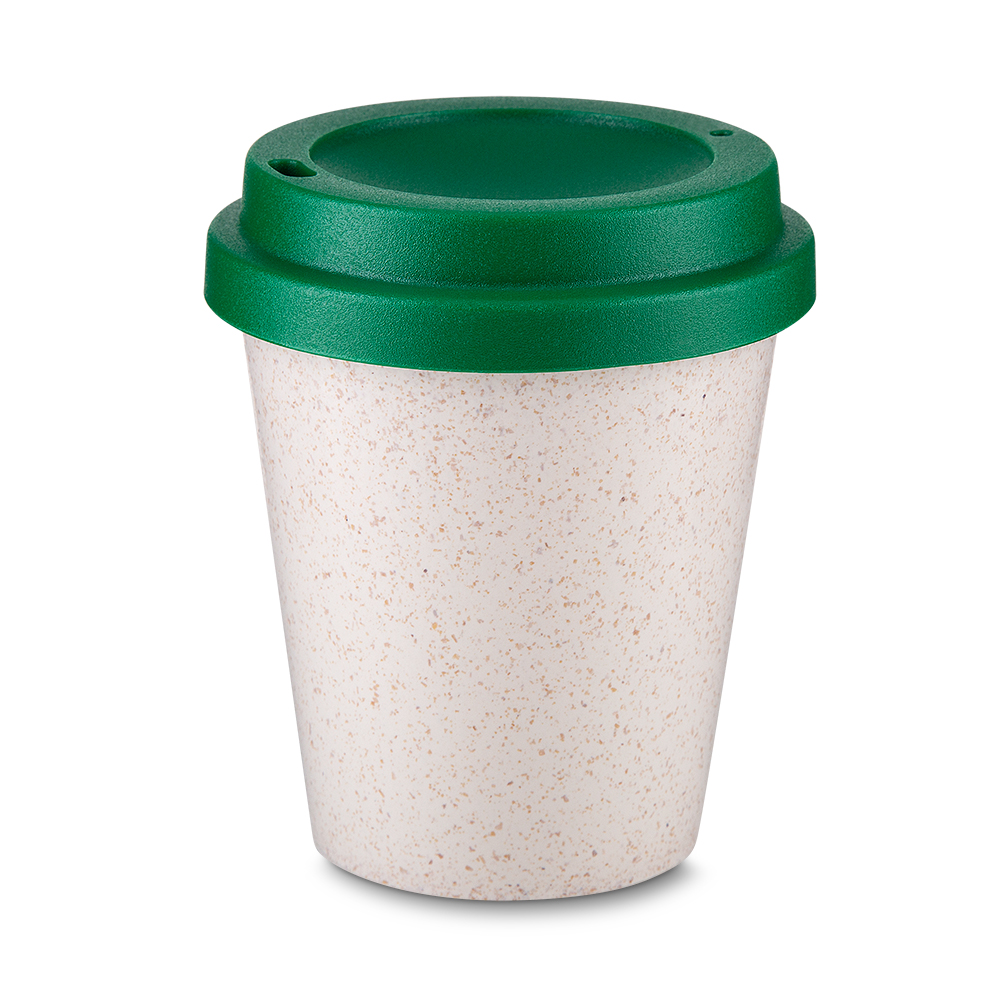 Copo Fibra de Arroz de 350ml — cor Verde