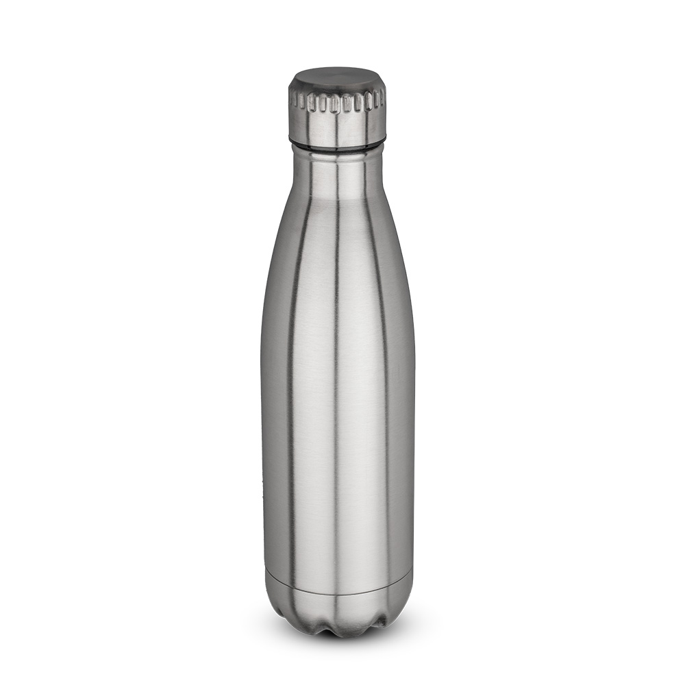 Garrafa Aço Inox — cor Prata