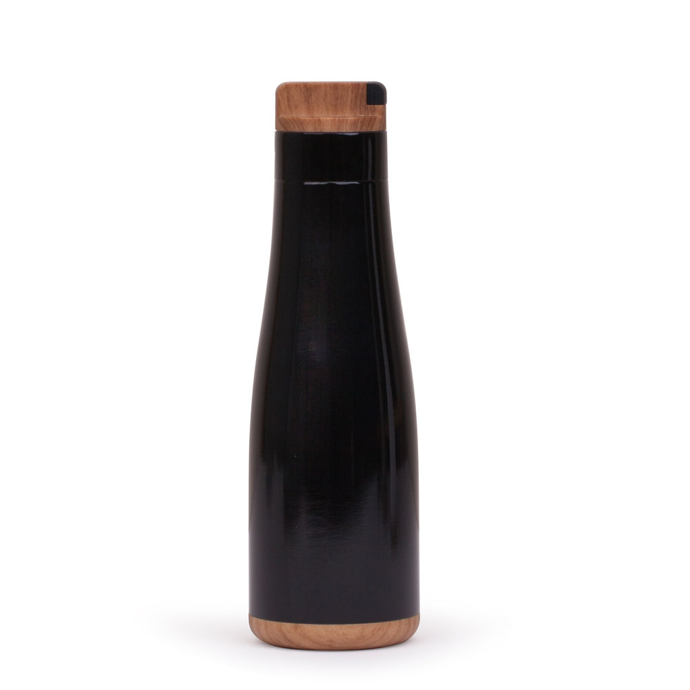 Garrafa Aço Inox — cor Preto