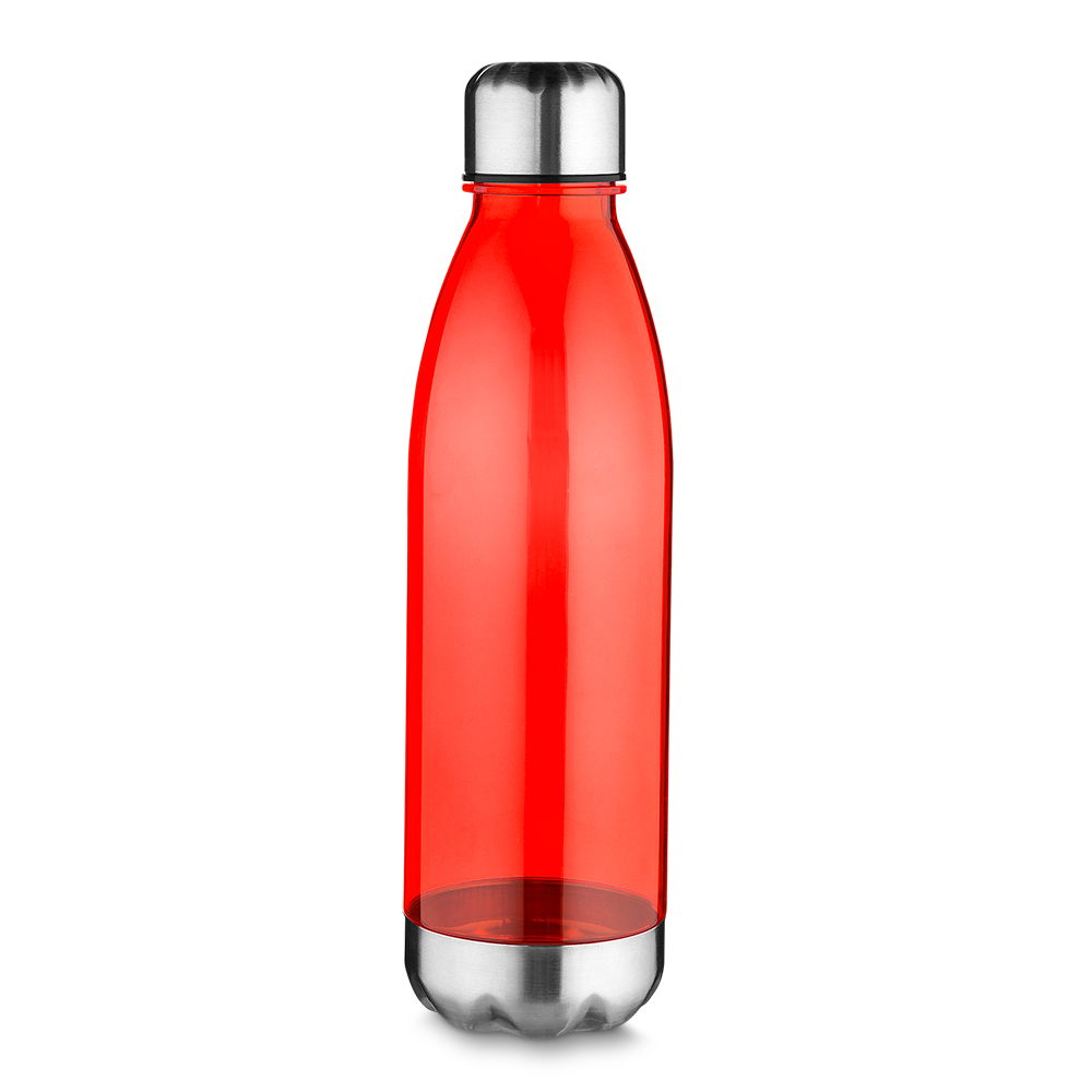 Garrafa Plástica — cor Vermelho