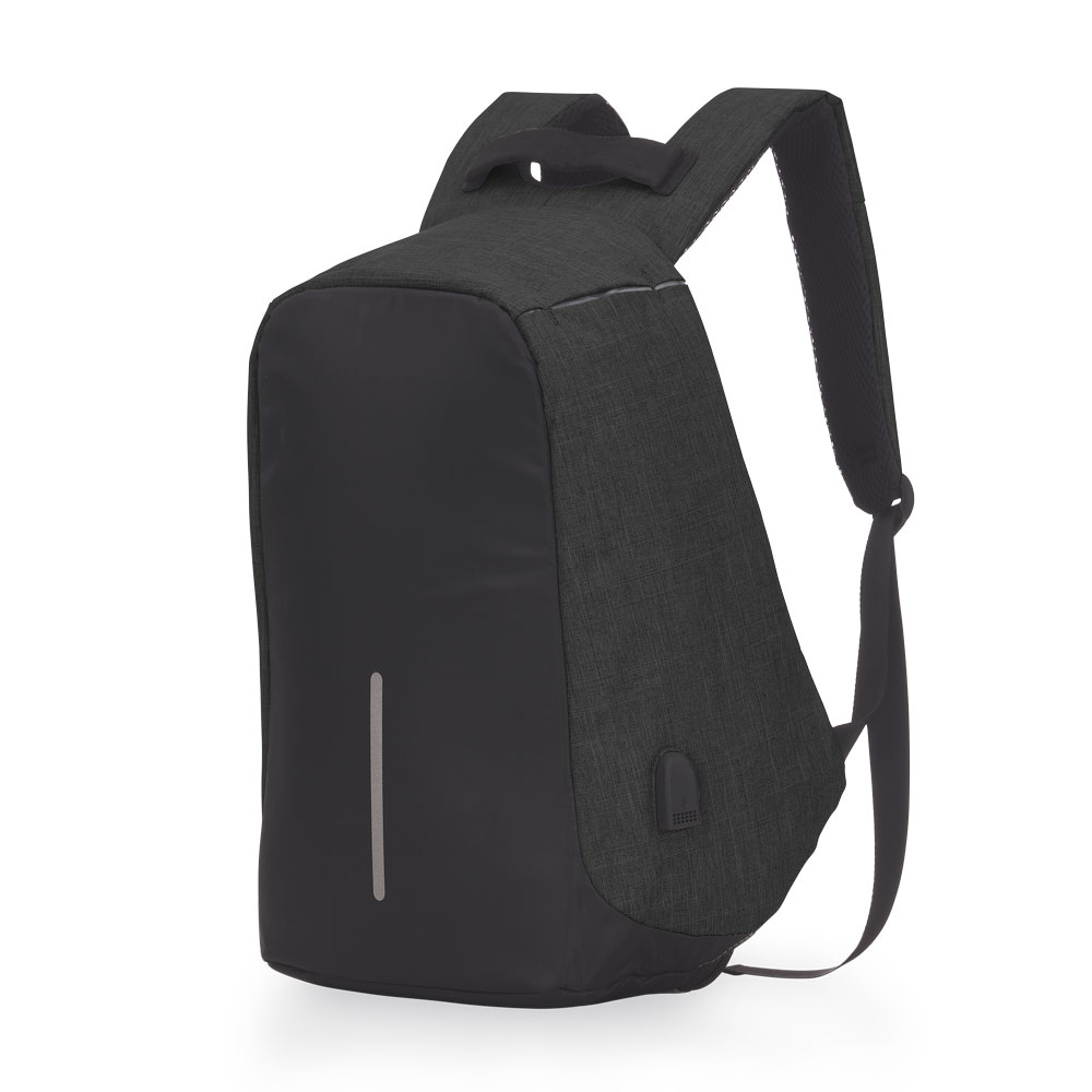 Mochila para Notebook Antifurto — cor Preto
