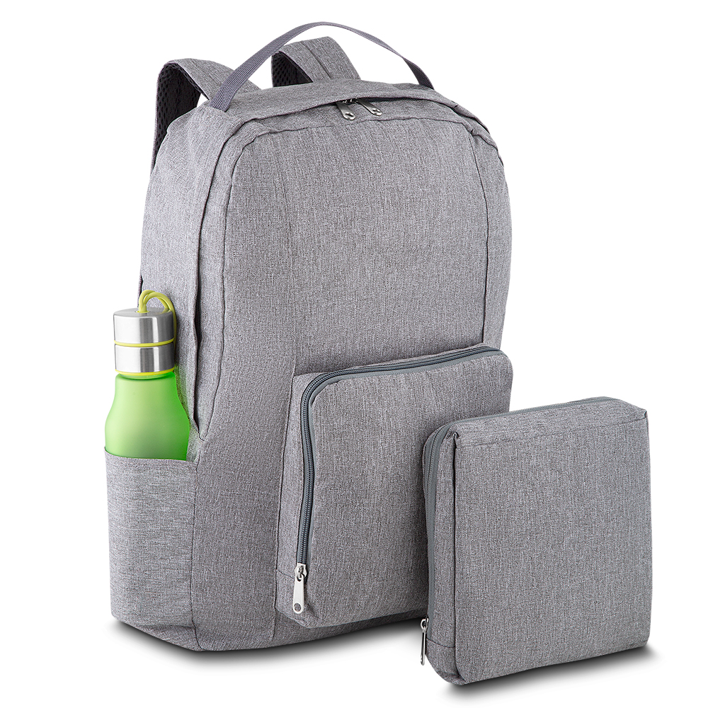 Mochila S/ Porta Notebook — cor Cinza