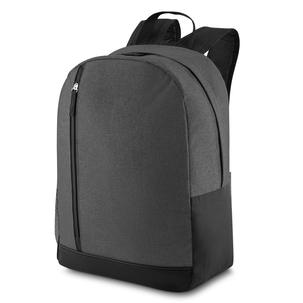Mochila em Tecido Poliéster 600d* — cor Preto