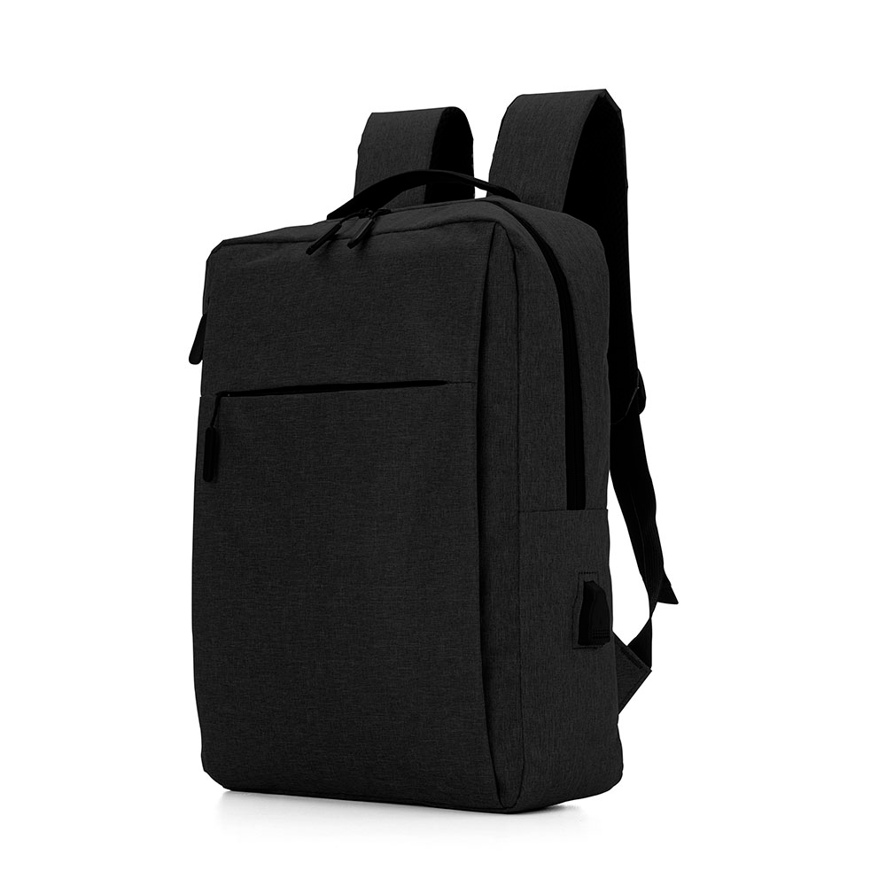 Mochila para Notebook em Poliéster 600d — cor Preto