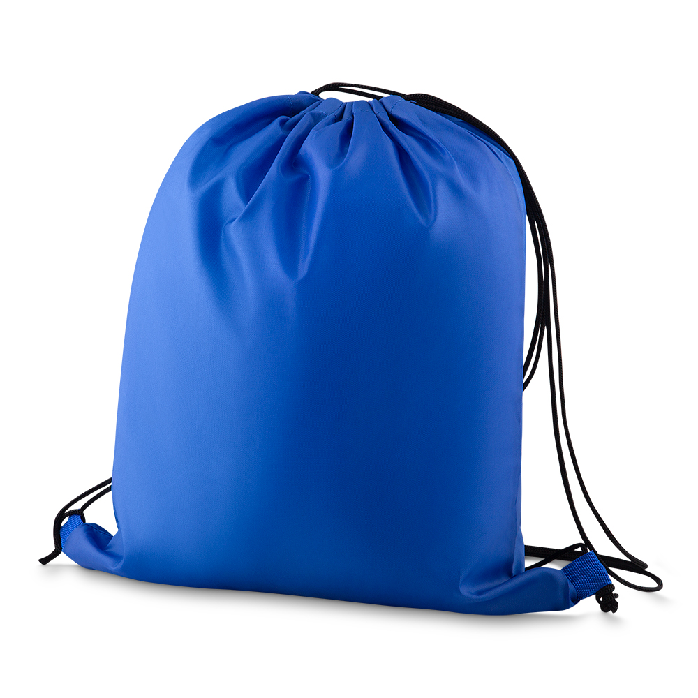 Sacola/mochila Poliéster 210d (40x35cm) — cor Azul