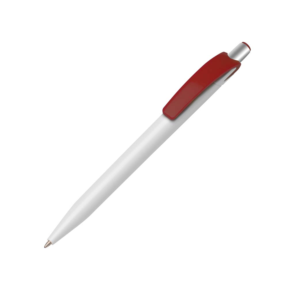 Caneta Plástica — cor Vermelho