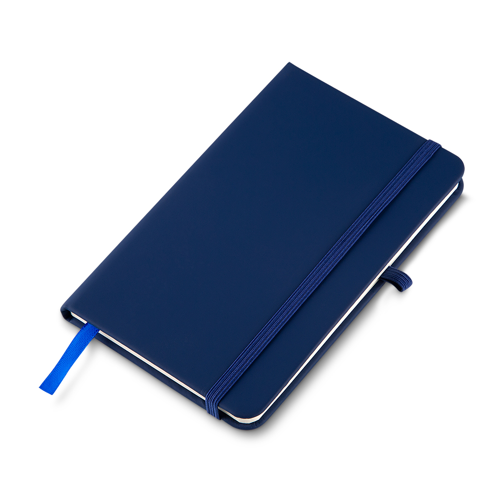 Caderno A6 Capa em Pu (14x9cm) — cor Azul