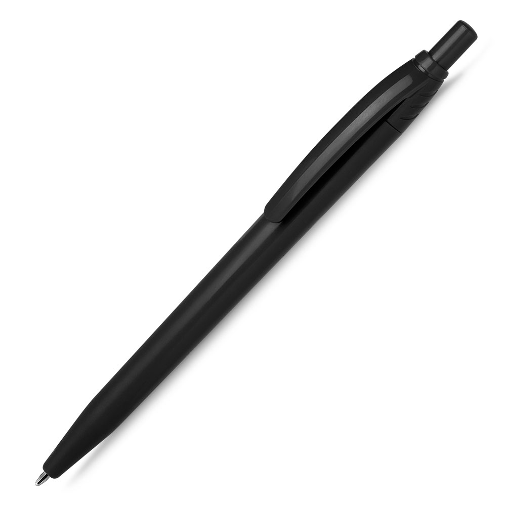 Caneta Plástica — cor Preto