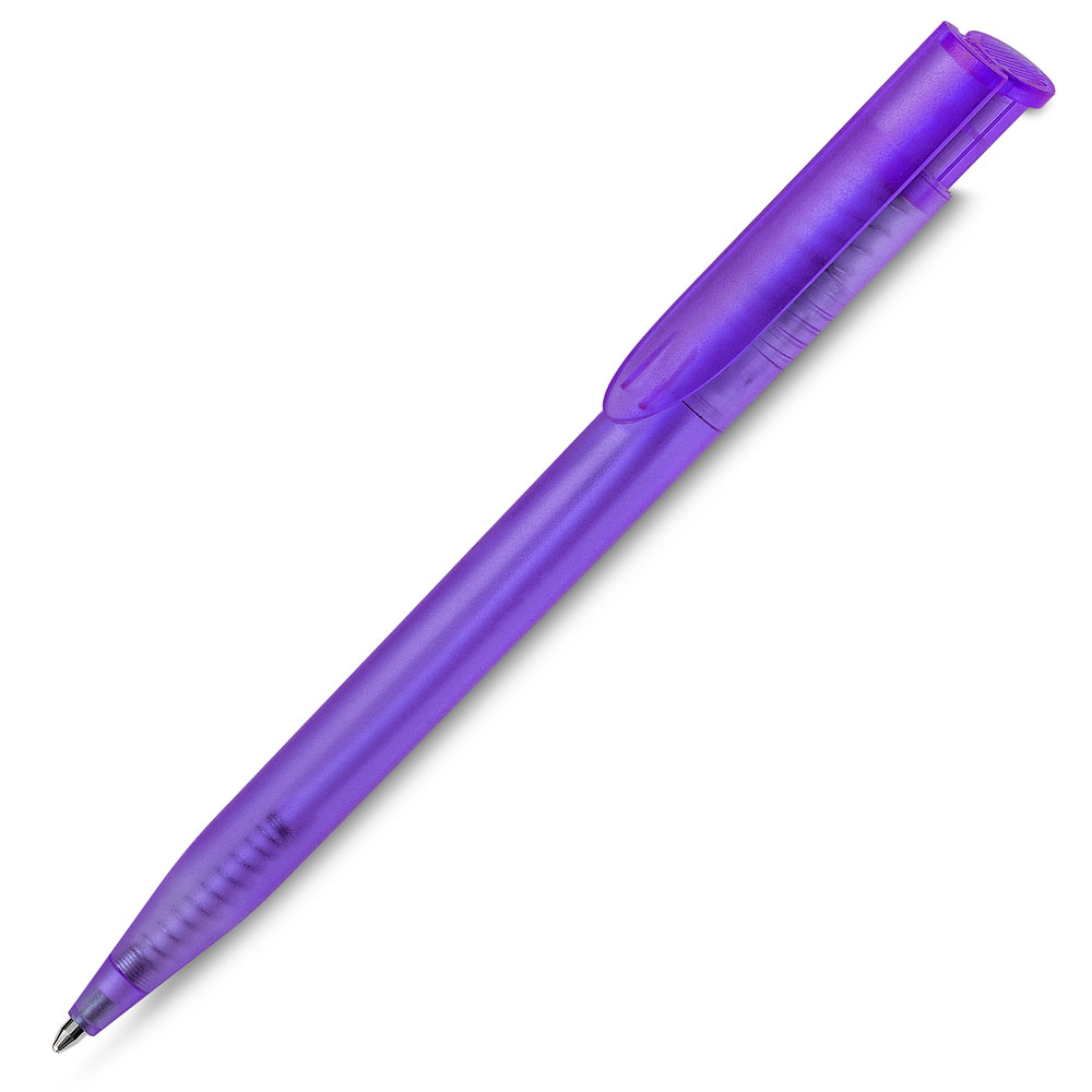 Caneta Plástica — cor Roxo
