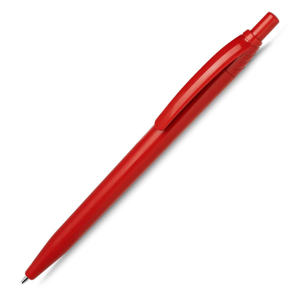 Caneta Plástica — cor Vermelho