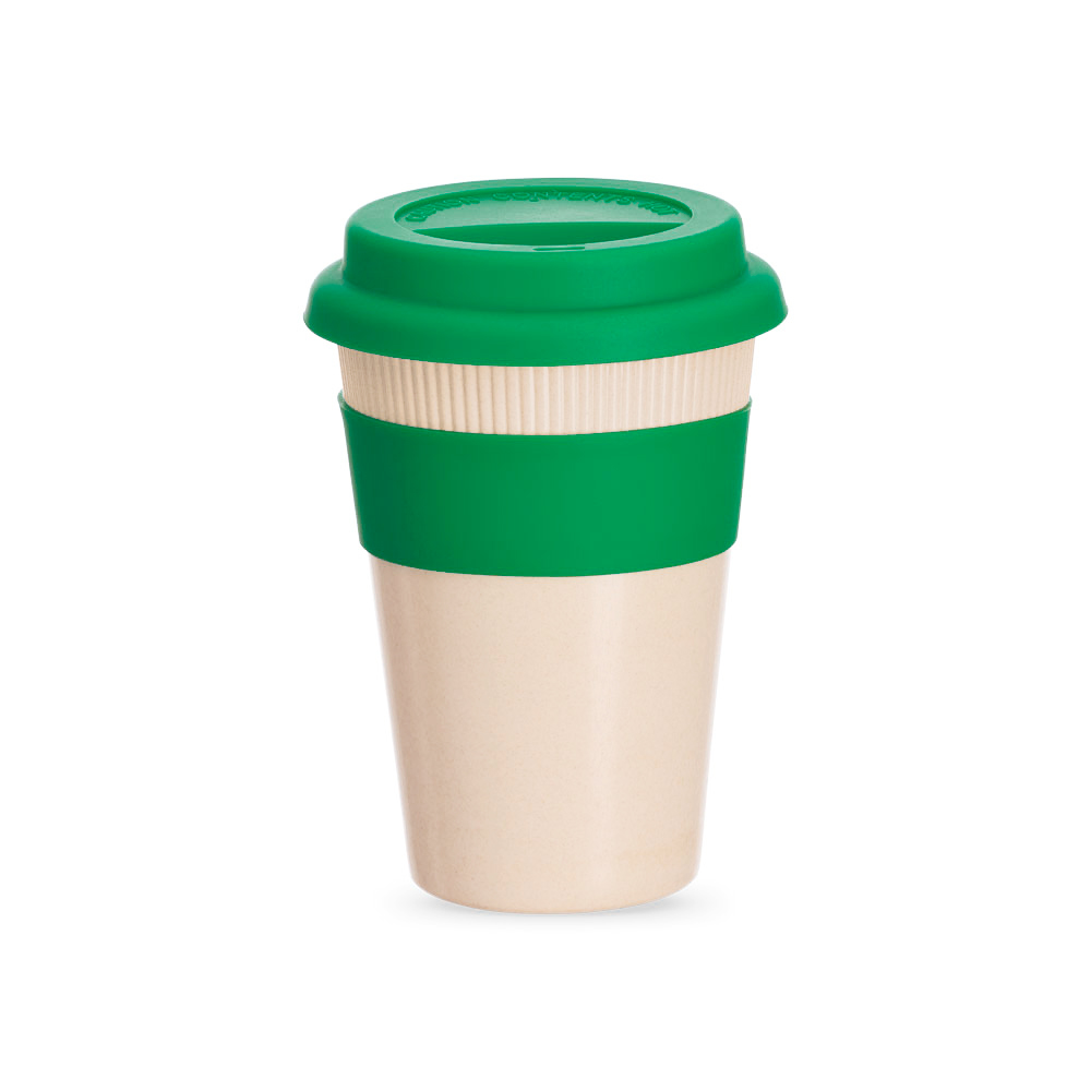 Copo Fibra de Bambu — cor Verde
