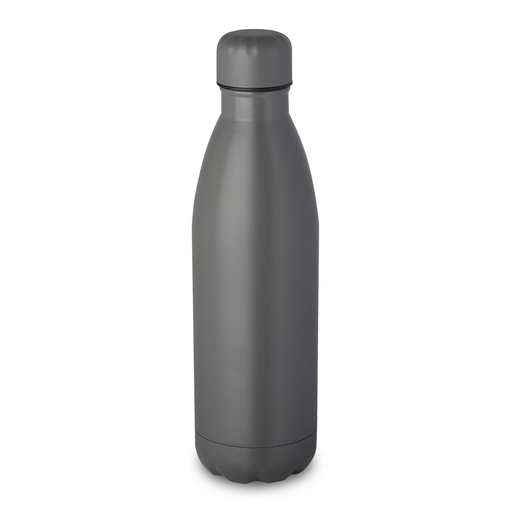 Garrafa Aço Inox — cor Cinza