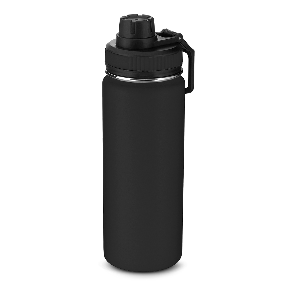 Garrafa Aço Inox — cor Preto