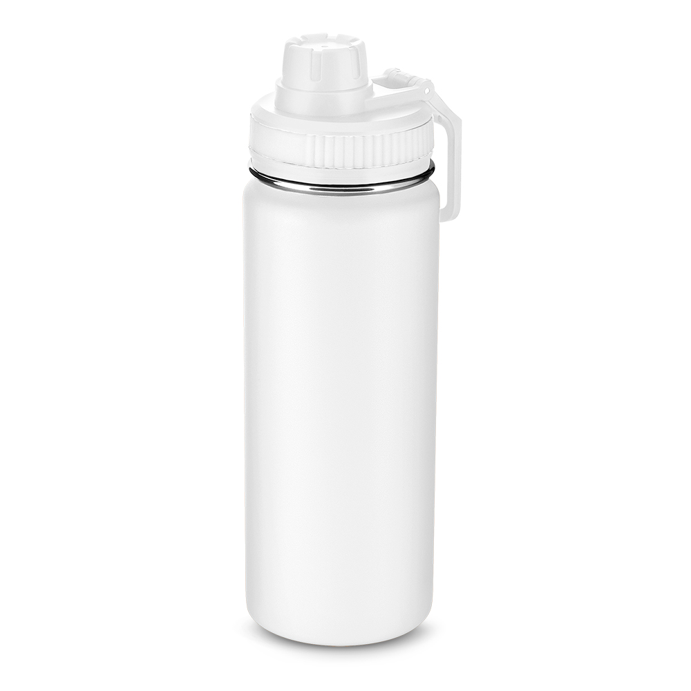 Garrafa Aço Inox — cor Branco