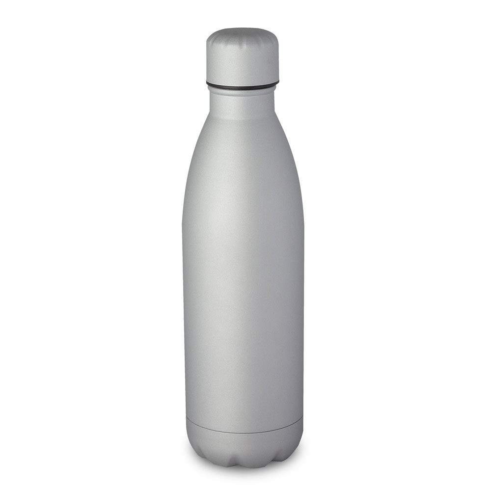 Garrafa Aço Inox — cor Prata