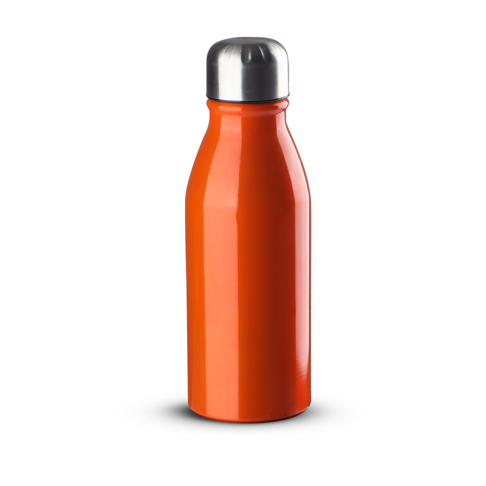 Garrafa em Alumínio — cor Laranja