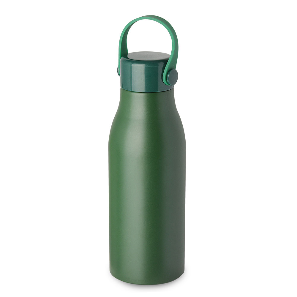 Garrafa em Alumínio — cor Verde Musgo
