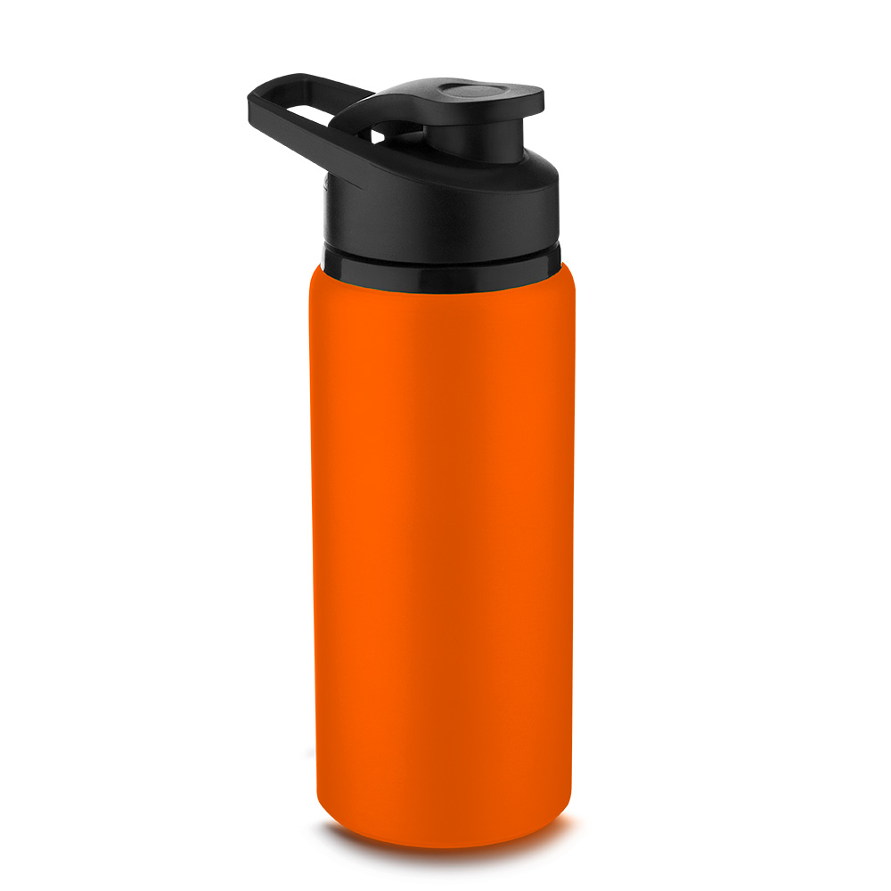Garrafa em Alumínio — cor Laranja