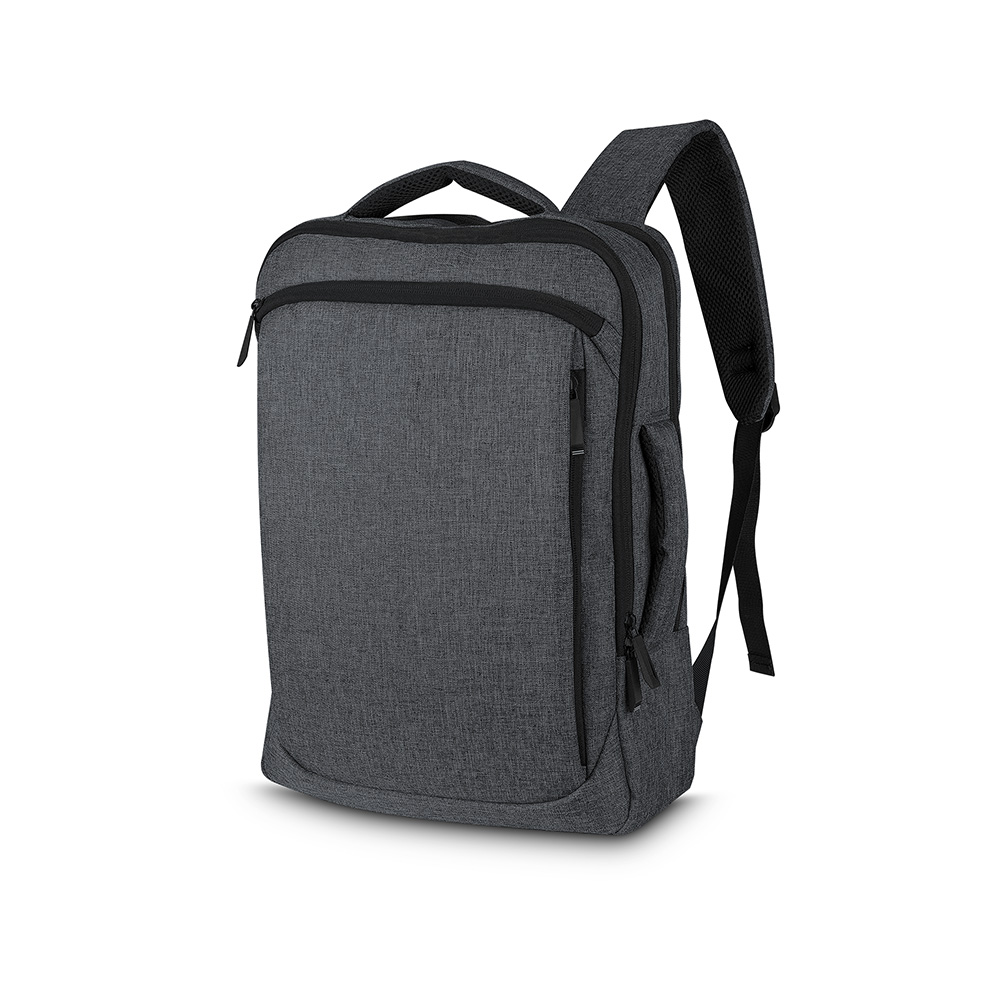 Mochila Pasta para Notebook em Poliéster 600d — cor GRAFITE
