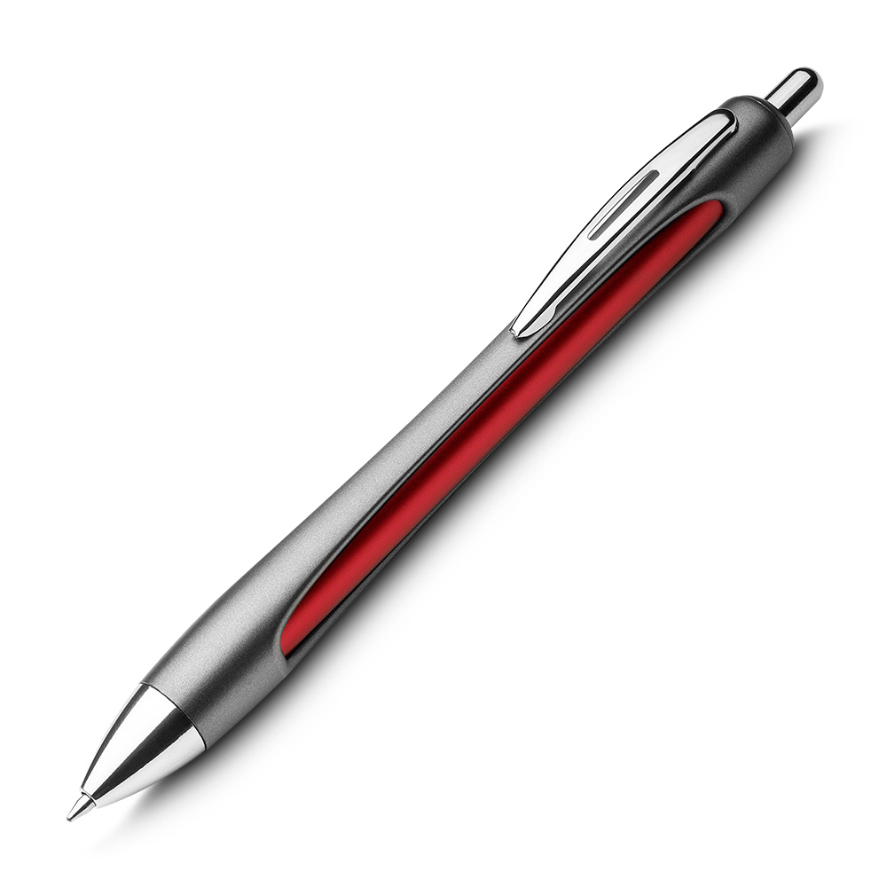 Caneta Metálica — cor Vermelho