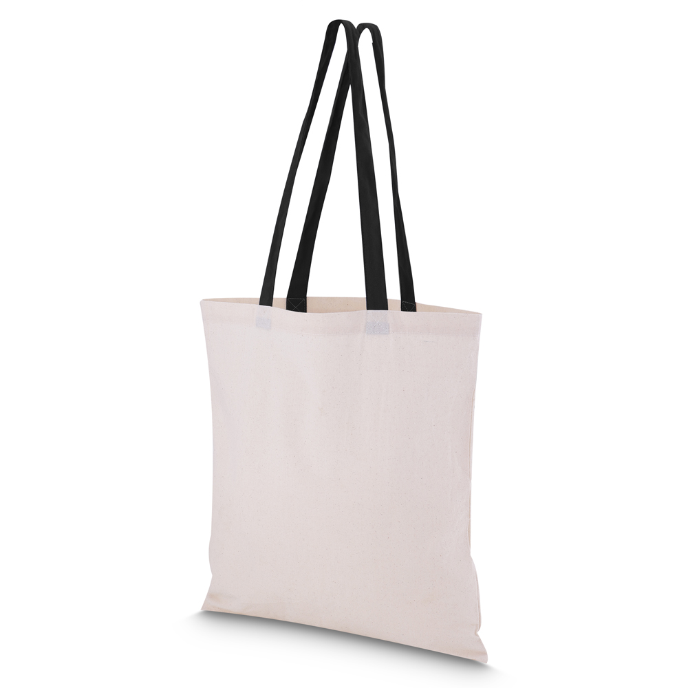 Sacola em Algodão 140g/m² (42x38cm) — cor Preto