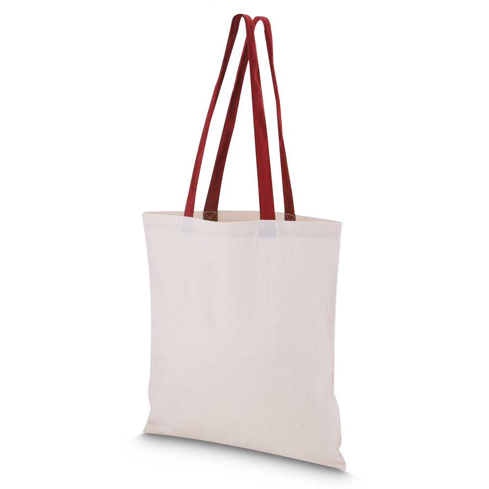Sacola em Algodão 140g/m² (42x38cm) — cor Vermelho