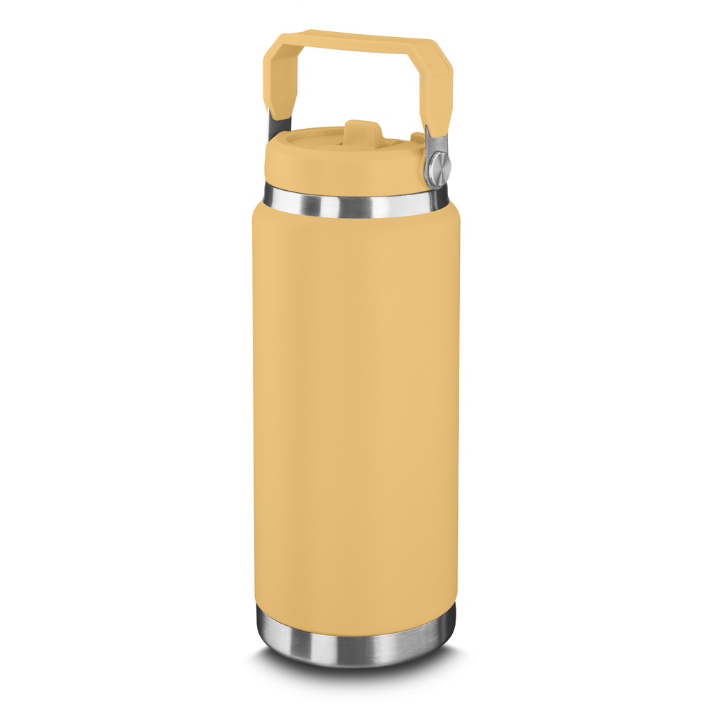 Garrafa Térmica — cor Amarelo queimado