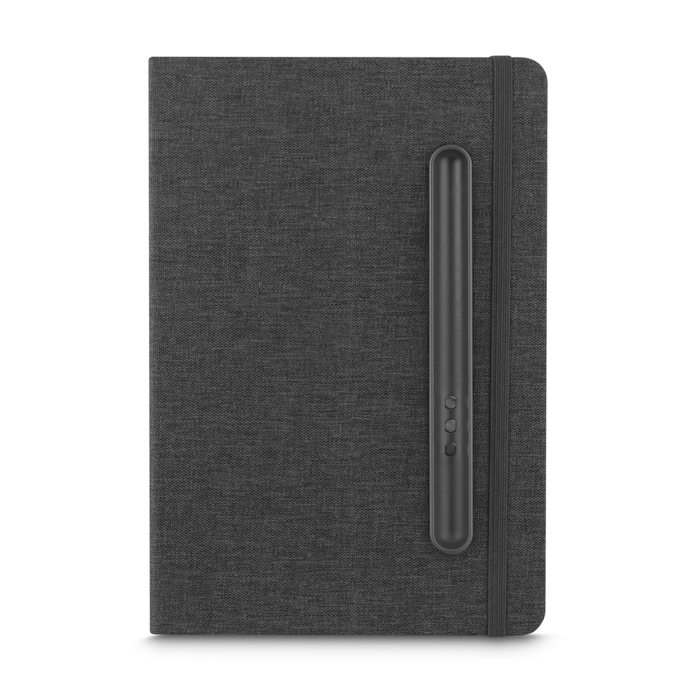 Caderno A5 Capa em Rpet — cor Preto