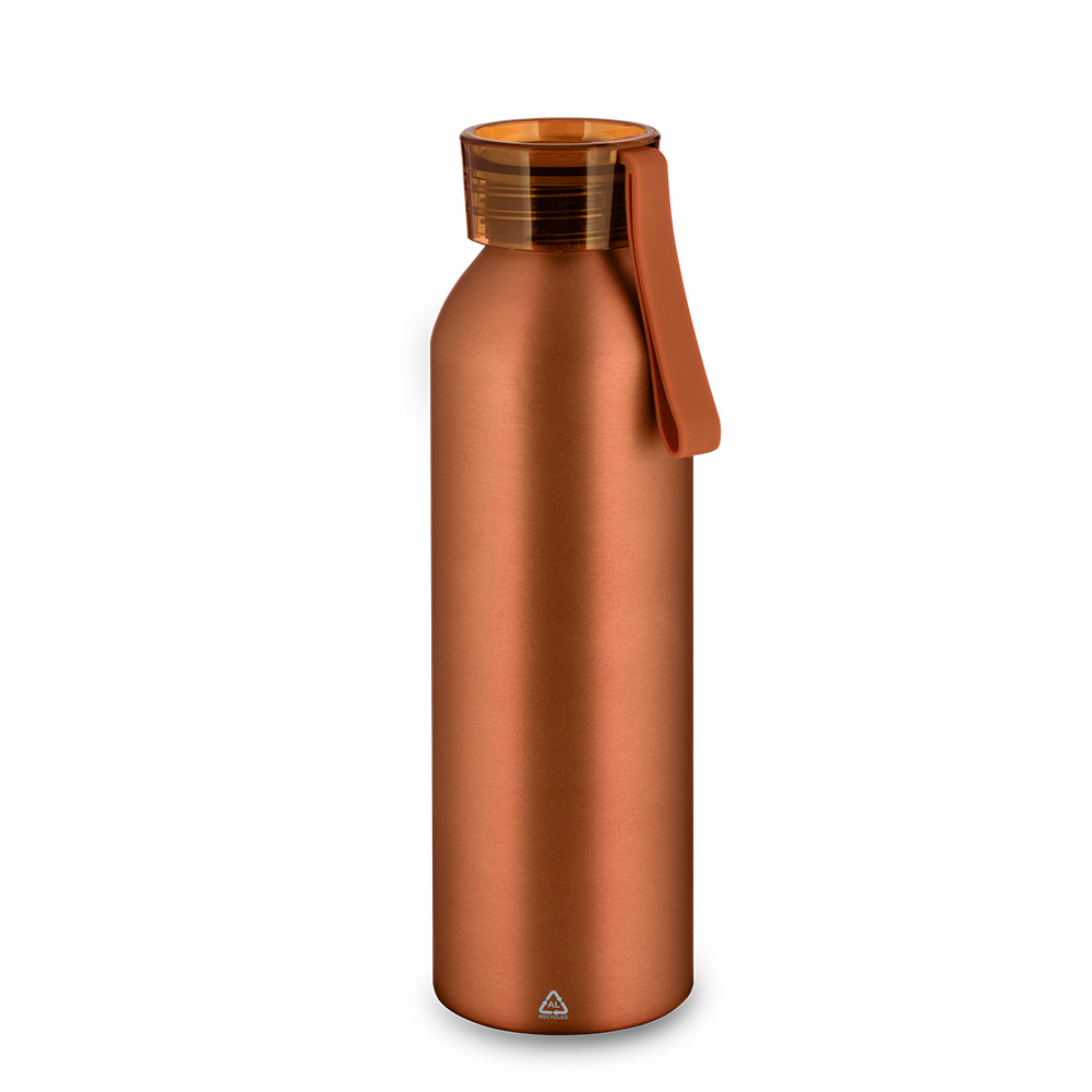Garrafa em Alumínio Reciclado — cor Laranja