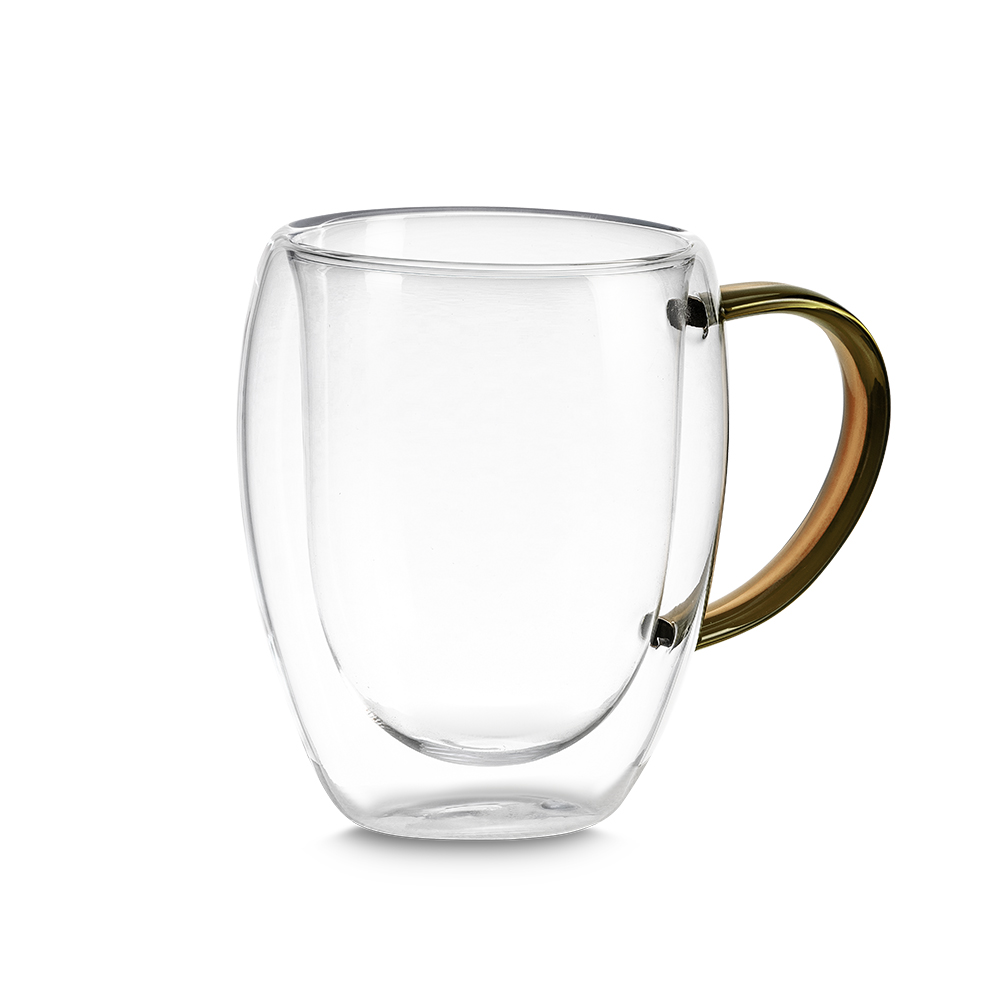 Caneca de Vidro Borossilicato — cor Marrom
