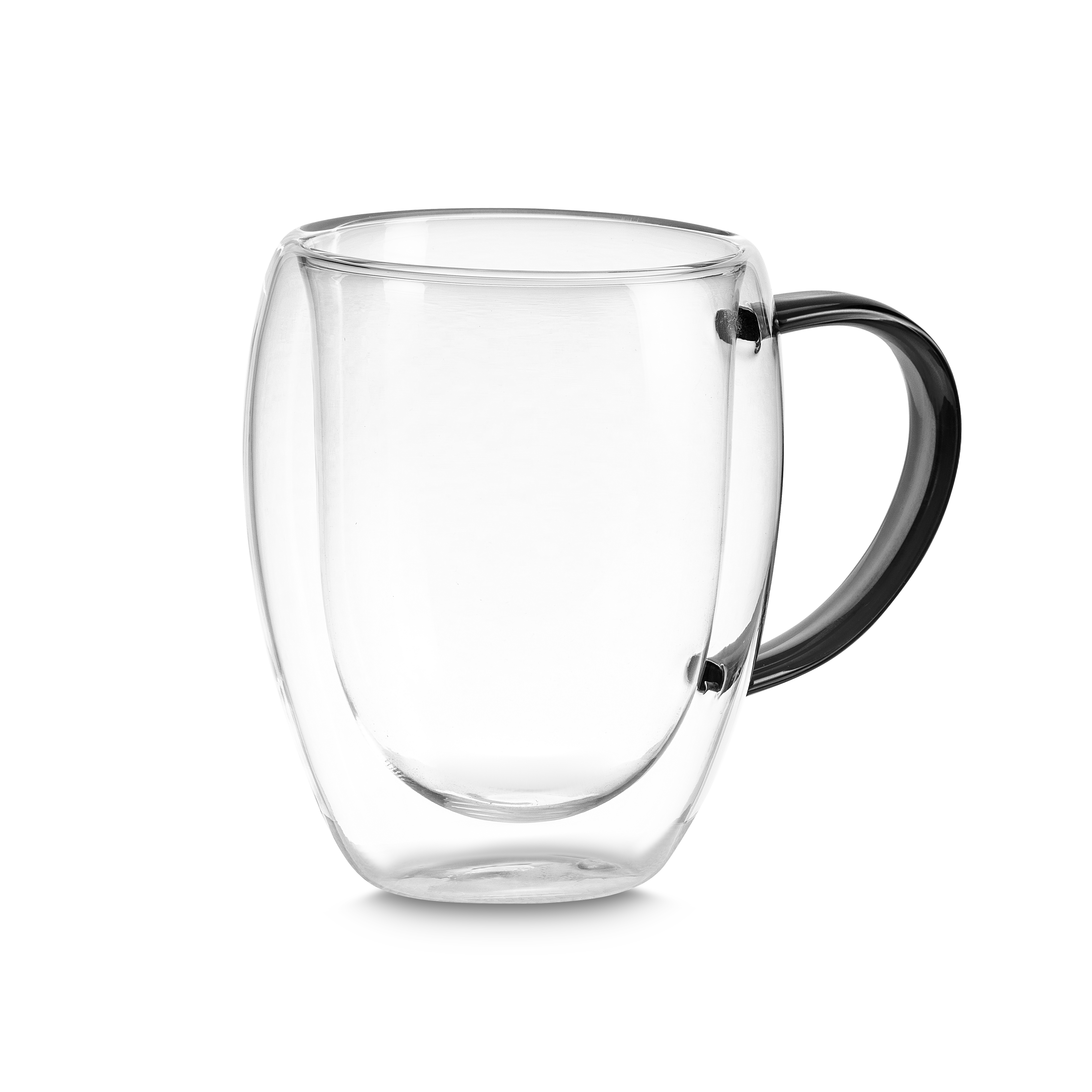 Caneca de Vidro Borossilicato — cor Preto