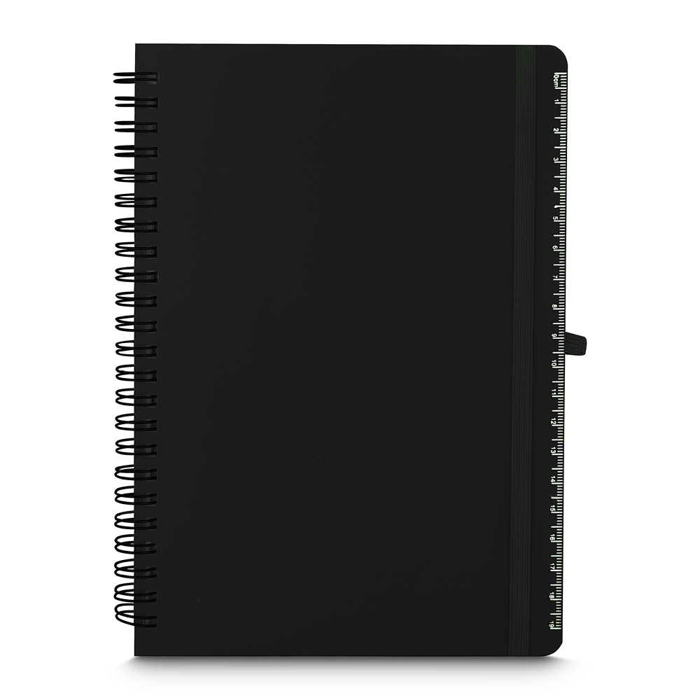 Caderno A5 Capa em Pp de Anotações — cor Preto