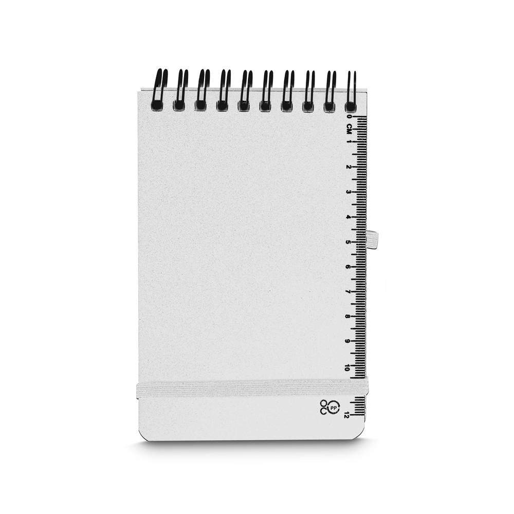 Mini Caderno A6 Capa em Pp — cor Branco