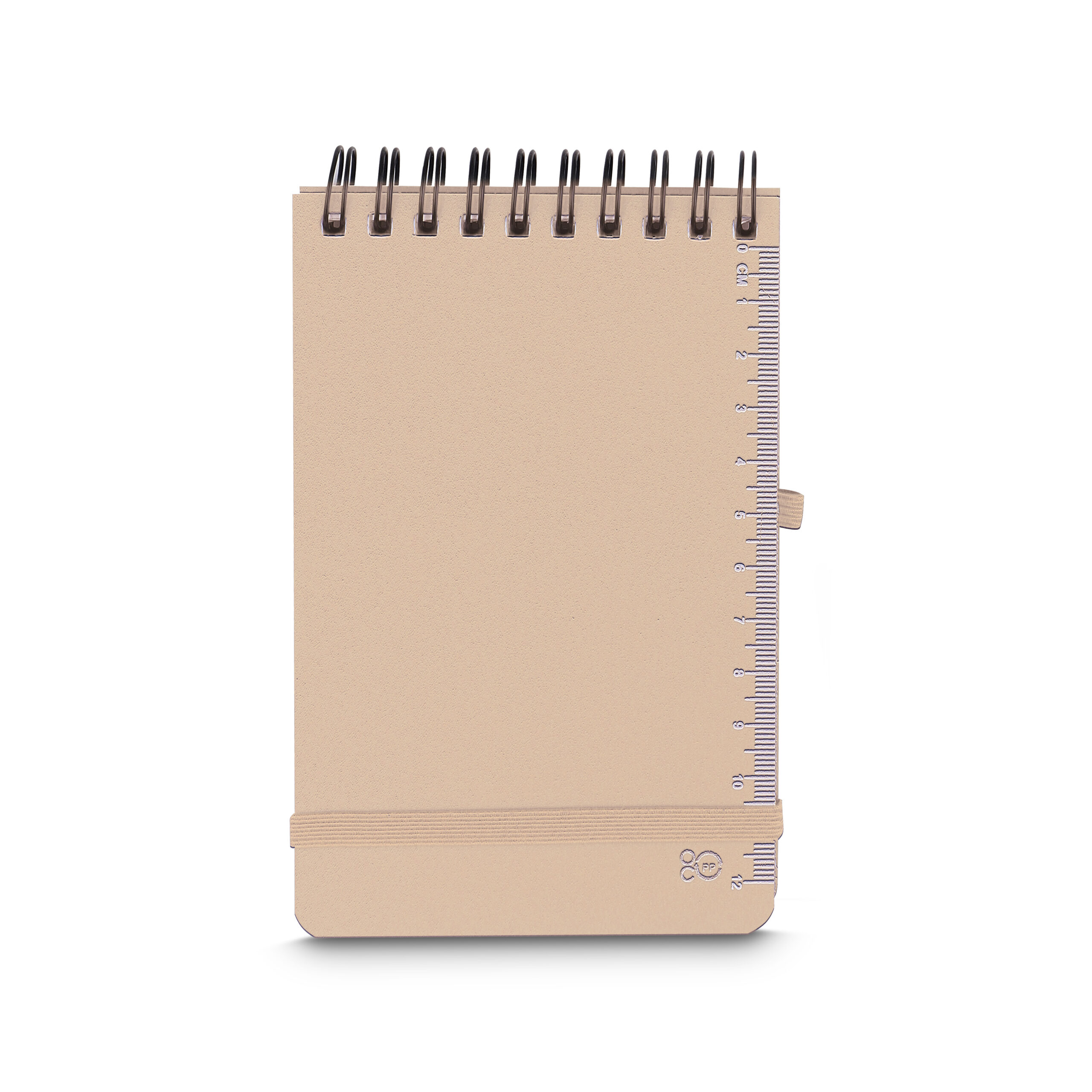Mini Caderno A6 Capa em Pp — cor Bege