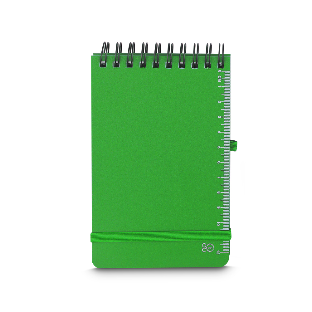 Mini Caderno A6 Capa em Pp — cor Verde