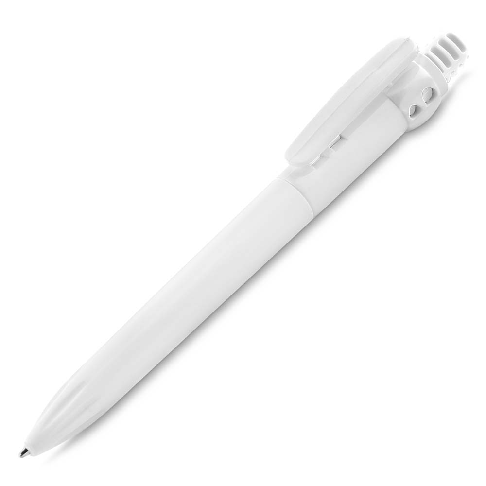Caneta Plástica — cor Branco