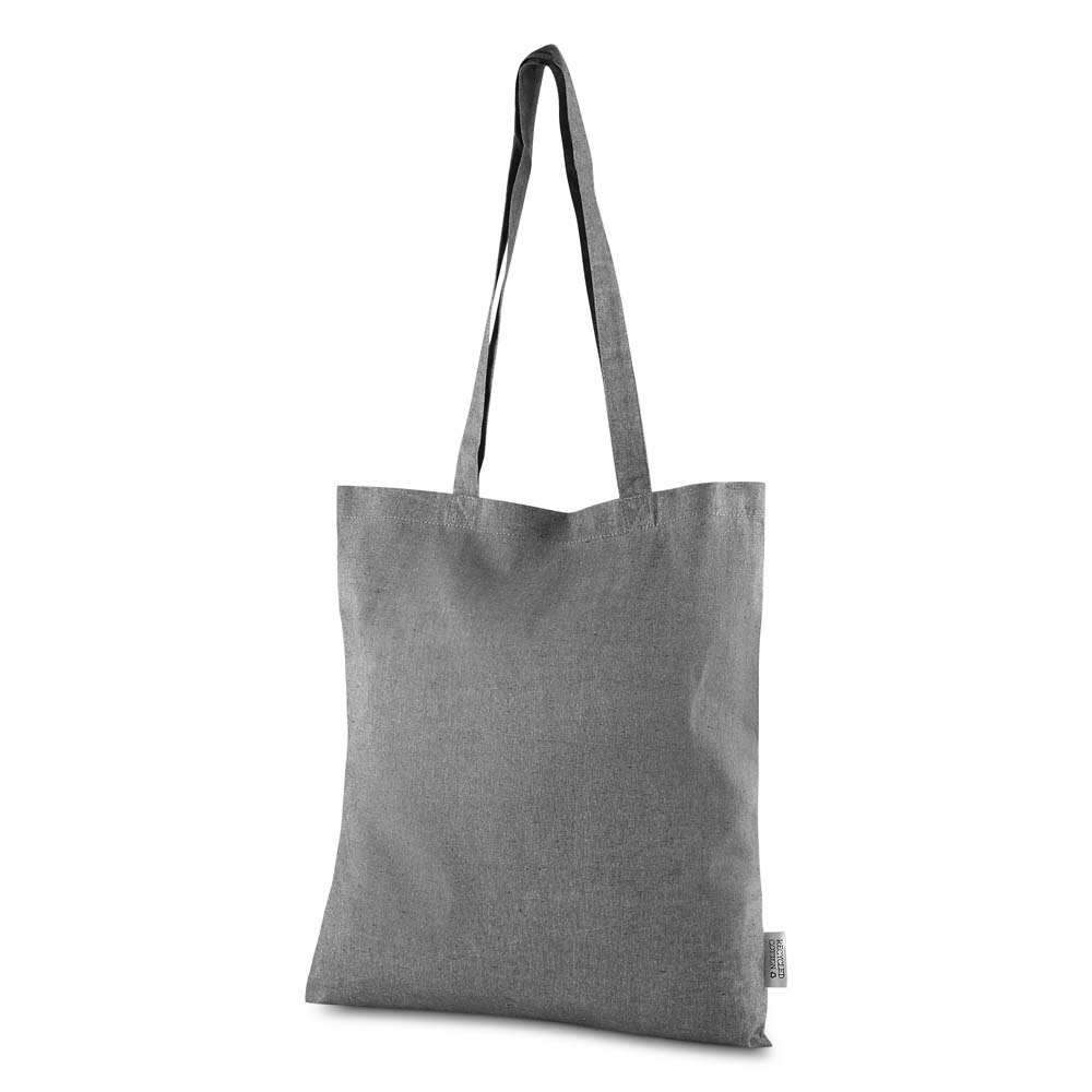 Sacola em Algodão 140g/m² (42x38cm) — cor Preto