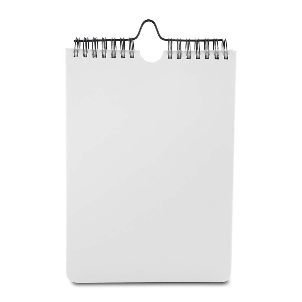Caderno A5 Planner com Capa em Pu — cor Branco