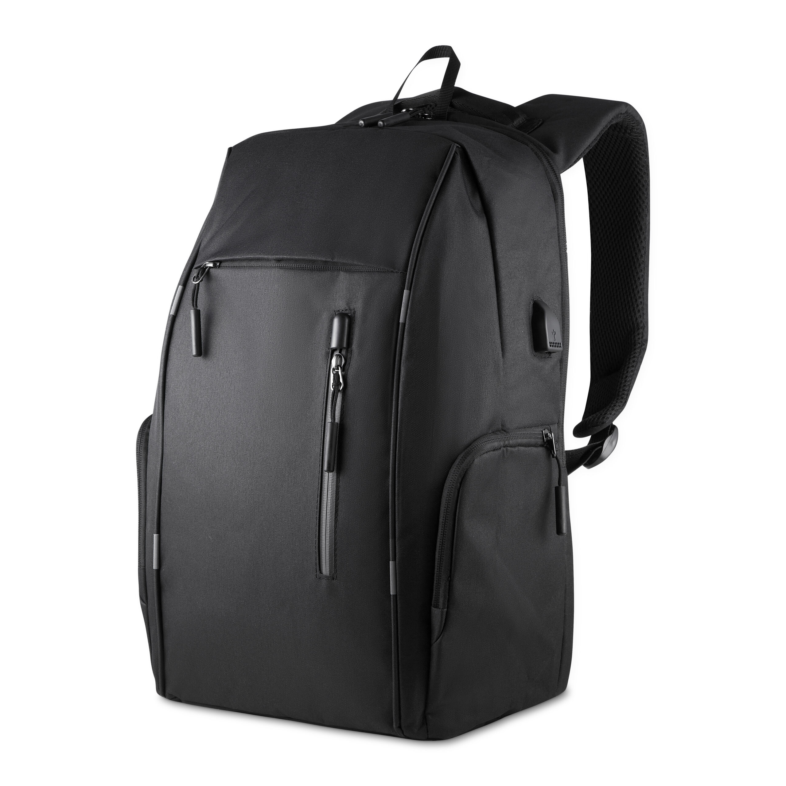 Mochila para Notebook em Poliéster 300d — cor Preto