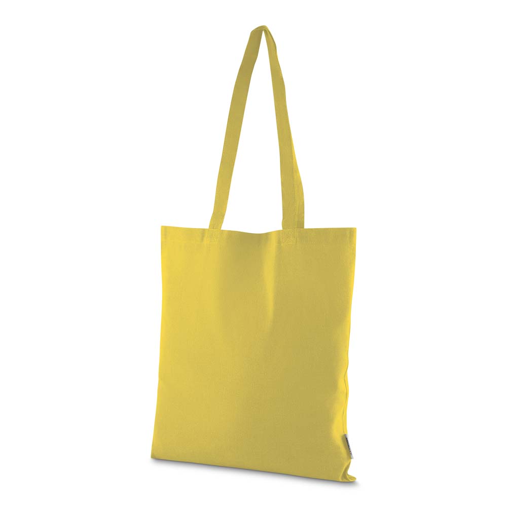 Sacola em Algodão Reciclável 140g/m² — cor Amarelo