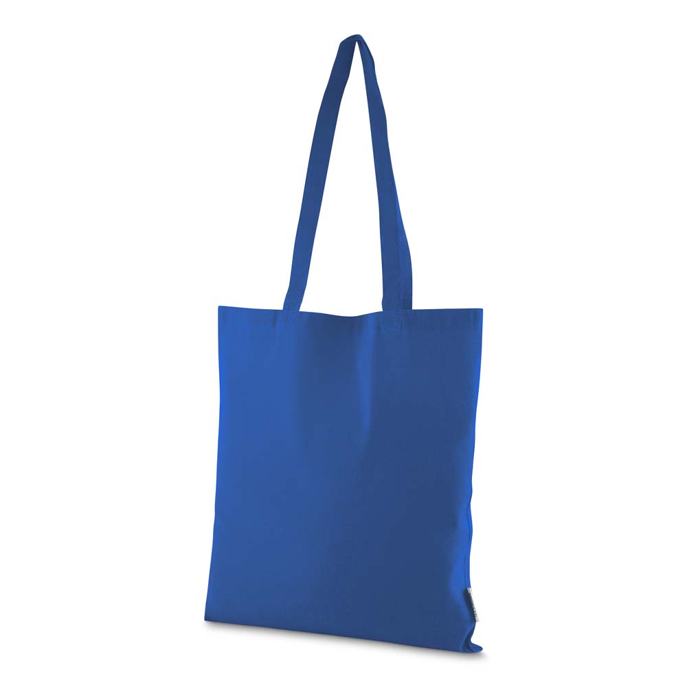 Sacola em Algodão Reciclável 140g/m² — cor Azul
