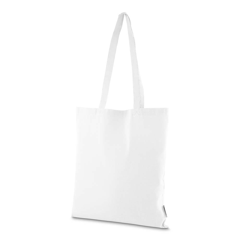 Sacola em Algodão Reciclável 140g/m² — cor Branco