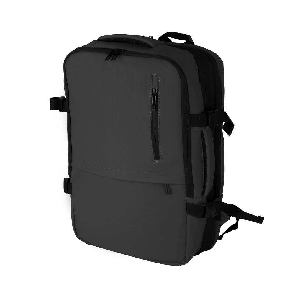 Mochila Pasta para Notebook c/ Expansor — cor Cinza