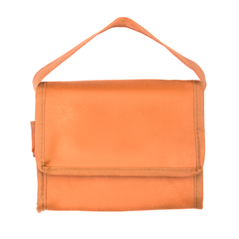 Bolsa Térmica em Tnt 80g/m² (18x14x13cm) — cor Laranja