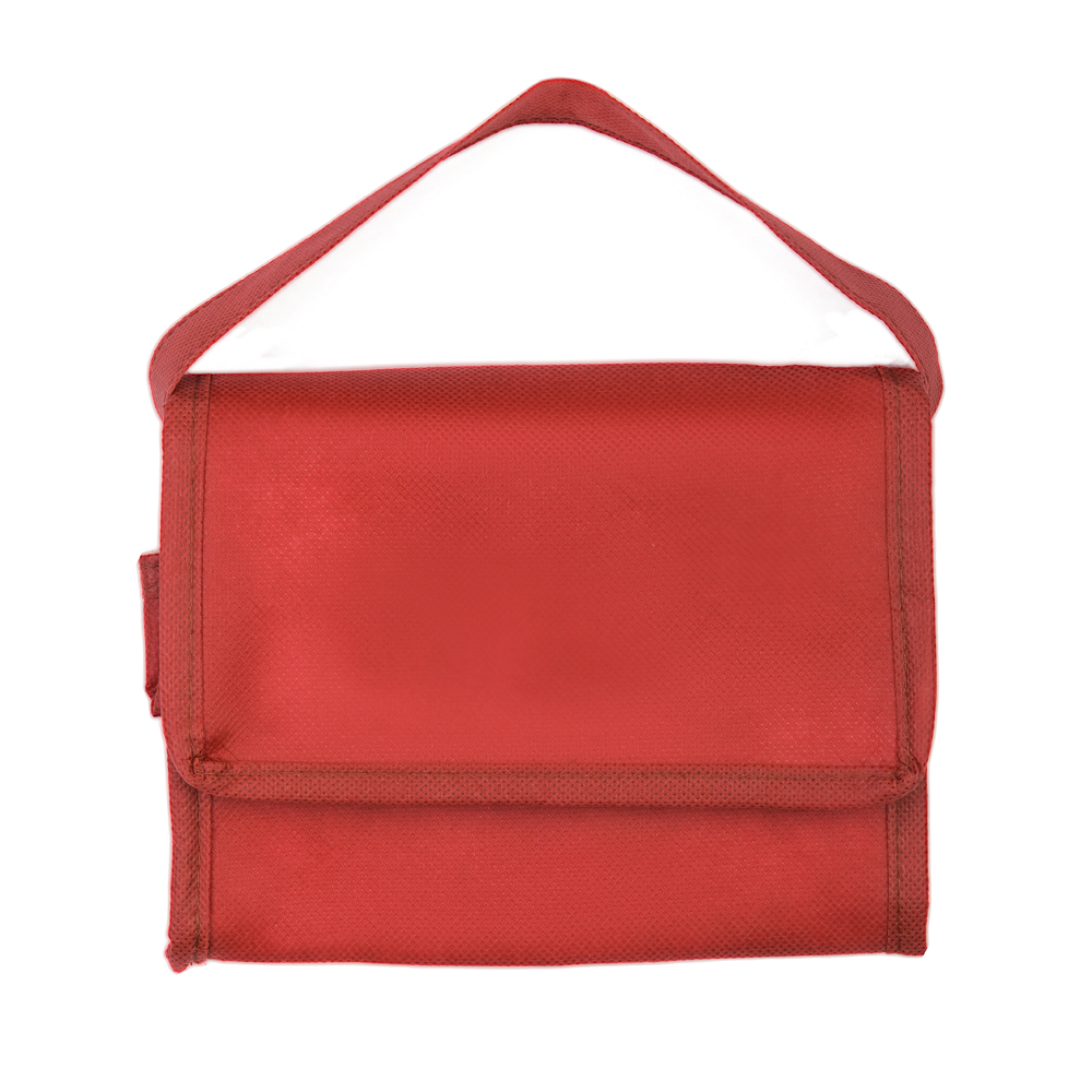 Bolsa Térmica em Tnt 80g/m² (18x14x13cm) — cor Vermelho